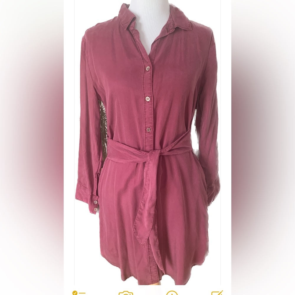 Button up shirt dress, casual and chic!